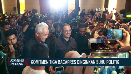 Komitmen Tiga Bacapres Dinginkan Suhu Politik Jelang Pilpres 2024