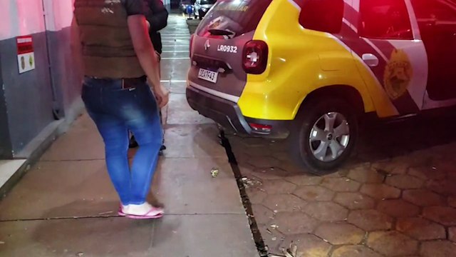 Briga de casal vai parar na Delegacia, após quebra-quebra no XIV de Novembro