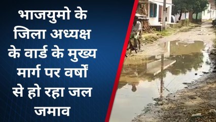 कुशीनगर: जलभराव की समस्या से जूझ रहे लोग, भाजयुमो जिला अध्यक्ष ने उठाई मांग