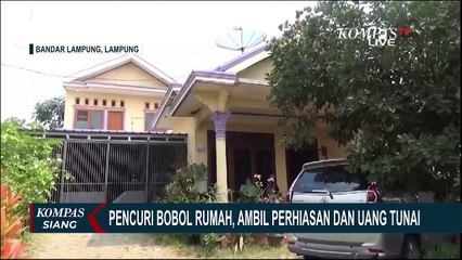 Pemilik ke Kebun, Pencuri Bobol Rumah Lalu Gasak Perhiasan 106 Gram dan Uang Tunai