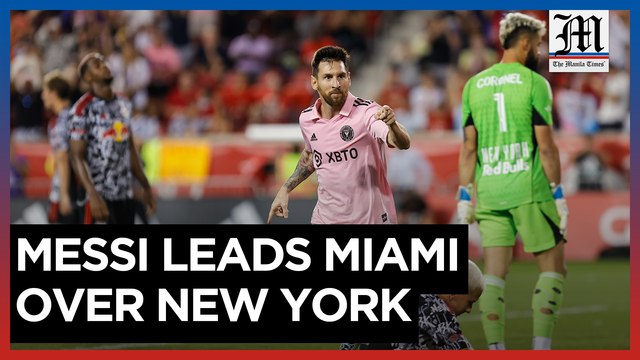 Messi scores dazzling goal in MLS debut, leads Miami over New York Red Bulls
