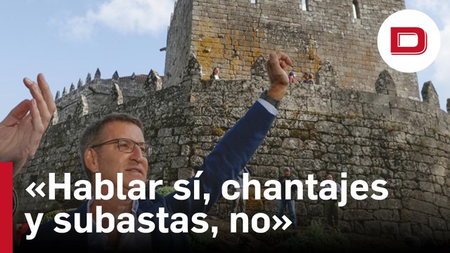 Feijóo pone límites a sus conversaciones con Junts y el PNV: «Hablar sí, chantajes y subastas, no»