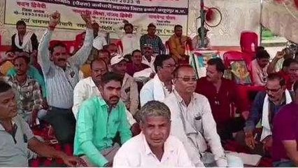 अनूपपुर: सहकारी कर्मचारी का धरना जारी, प्रांतीय आह्वान पर करेंगे आंदोलन