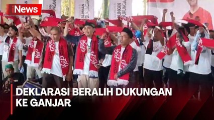 Deklarasi Ratusan Relawan Prabowo Beralih Dukungan ke Ganjar