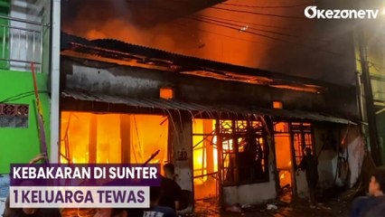 Kebakaran di Sunter, 1 Keluarga Tewas