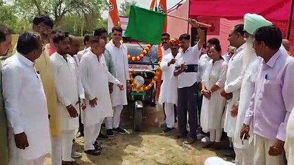 राज्य सरकार की योजनाओं को जन-जन तक पहुंचाने के लिए प्रचार रथ रवाना