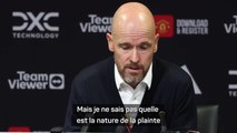 3e j. - ten Hag : “Nous n’avons pas voulu prendre de risque avec Varane”