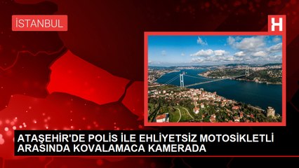 Ataşehir'de polis ile motosikletli arasında kovalamaca