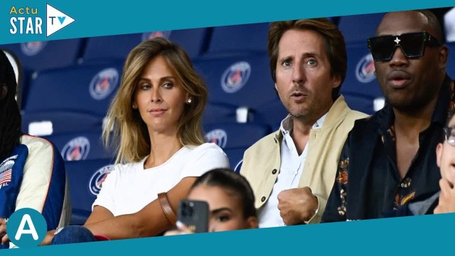 Ophélie Meunier lumineuse auprès de Mathieu, Raymond Domenech et son fils avec Estelle Denis tous