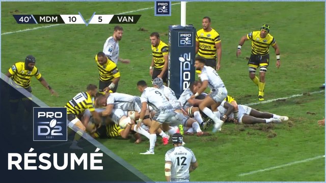PRO D2 Saison 2023/2024 J02 - Résumé Stade Montois Rugby-RC Vannes