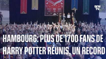 Download Video: Hambourg: plus de 1700 fans de Harry Potter déguisés réunis au même endroit, un nouveau record du monde