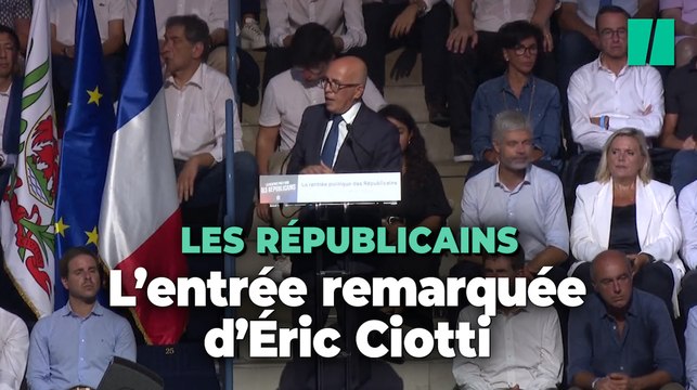 Éric Ciotti n’a pas choisi la chanson au hasard pour sa rentrée politique