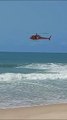 Bombeiros realizam buscas por jovem de 19 anos que desapareceu no mar