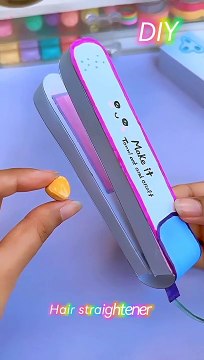 DIY Hair straightener #shorts #tonniartandcraft #youtubeshorts #love #art #craft