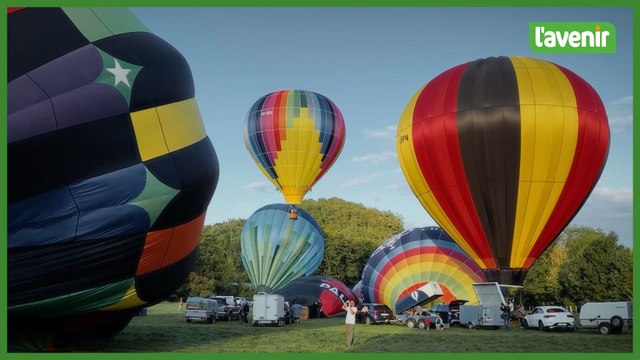 Un feu d’artifice de ballons à Hotton