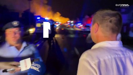 WATCH: Explosion rocks petrol station north of Bucharest