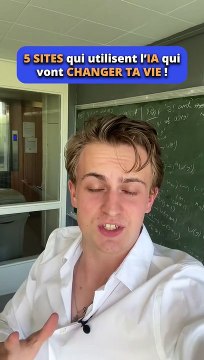 5 sites qui utilisent l'IA qui vont te changer la vie