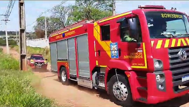 Bombeiros são chamados novamente após incêndio em reservatório na subestação da Copel, em Umuarama
