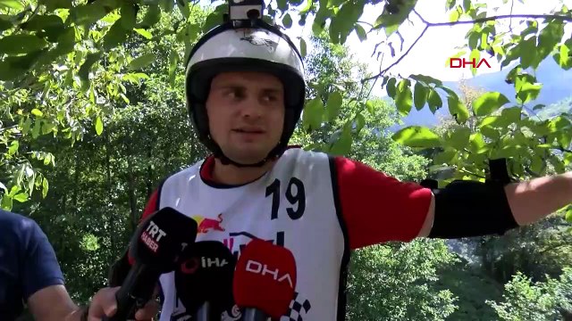 Ardeşen'de Tahta Araba Yarışı Heyecanı