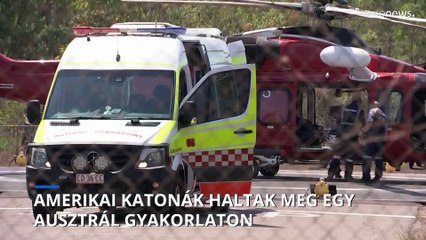 Hárman vesztették életüket, amikor lezuhant egy amerikai katonai gép Ausztráliában