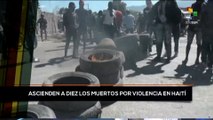 teleSUR Noticias 11:30 27-08: Tiroteo de pandilla en Haití deja al menos diez muertos