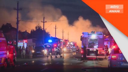 Kebakaran, letupan akibatkan 1 maut, berpuluh cedera