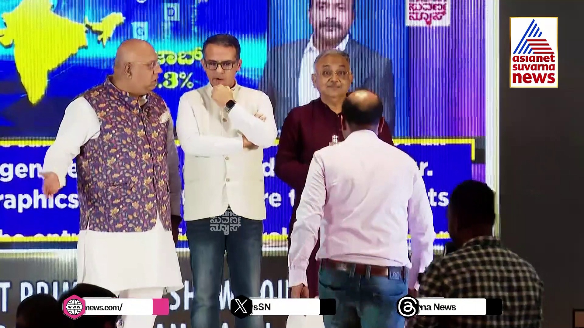 ಏಷ್ಯಾನೆಟ್ ಸುವರ್ಣನ್ಯೂಸ್‌ನ ನ್ಯೂಸ್ ಹವರ್‌ಗೆ  ENBA ಅತ್ಯುತ್ತಮ ಪ್ರೈಮ್ ಟೈಮ್ ಶೋ ಪ್ರಶಸ್ತಿ!