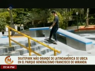 Skaters agradecen la inclusión e inauguración del skatepark en Caracas