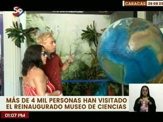 Caracas| Reinauguración del Museo de Ciencias ha unido a más de 4 mil visitantes en perfecta armonía