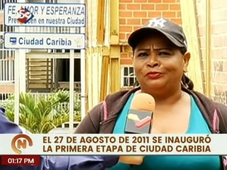 El 27 de agosto de 2011 se inauguró la 1ra etapa del Urbanismo Ciudad Caribia