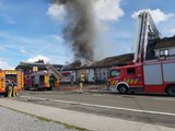 Violent incendie à la station Shell de Petit-Han ce samedi après-midi
