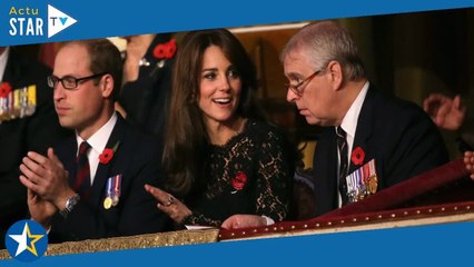 Kate et William réconciliés avec le prince Andrew  Un rare rapprochement fait polémique, le couple