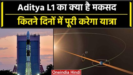 Aditya L1 का क्या है लक्ष्य. कितने दिनों में पूरी करेगा अपनी यात्रा | वनइंडिया हिंदी