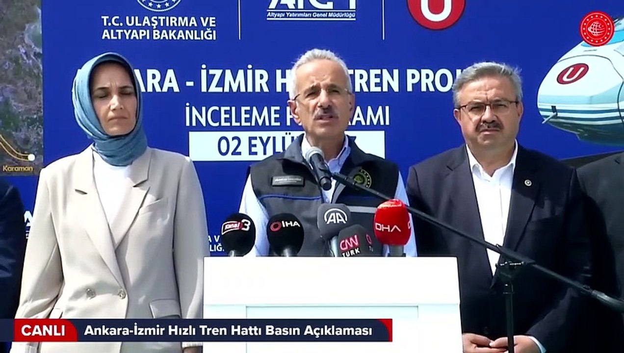 Le temps de trajet entre les 2 villes sera réduit à 3 heures et 30 minutes avec la ligne de train à grande vitesse Ankara-Izmir