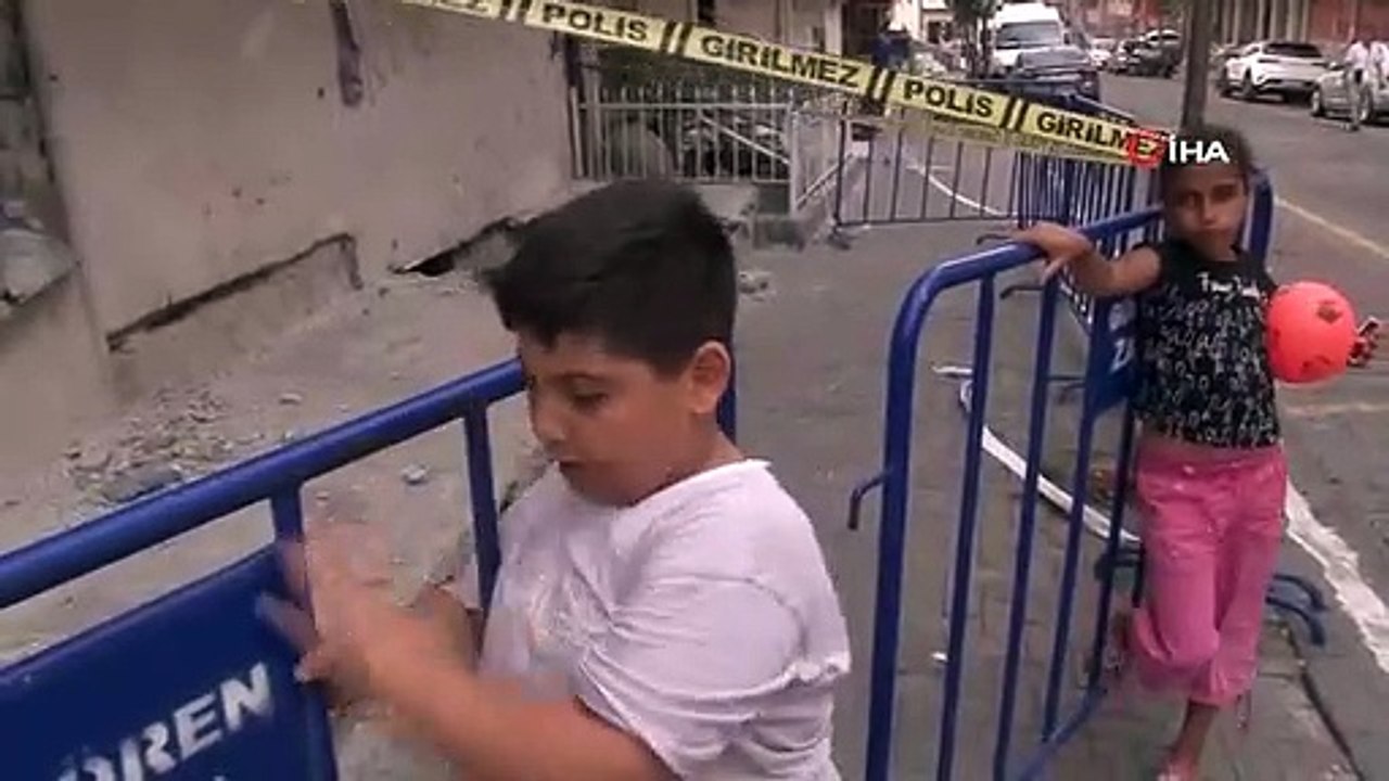 L'étage d'un immeuble de 5 étages s'est effondré à Güngören, 2 personnes ont été blessées