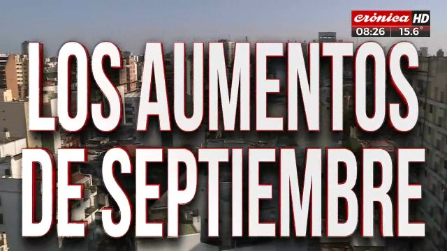 Bolsillos sin paz: estos son los aumentos de septiembre