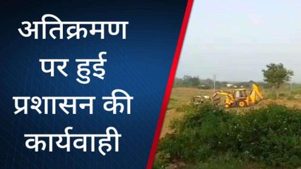 झालावाड़: अवैध अतिक्रमण पर गरजा प्रशासन का पीला पंजा, मचा हड़कम्‍प