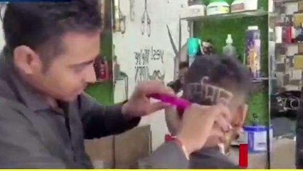 अजब गजब: सूर्य मिशन पर गज़ब का उत्साह, सिर पर करा रहे आदित्य L1 लिखा "हेयरकट"