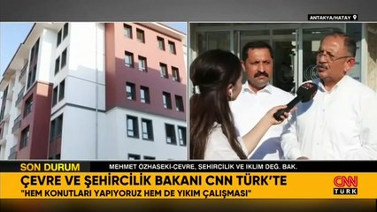 Bakan Özhaseki: 40 bin konut yükseliyor