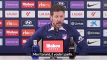 Atlético Madrid - Simeone : “Carrasco ? Toujours reconnaissant envers ceux qui ont beaucoup donné”