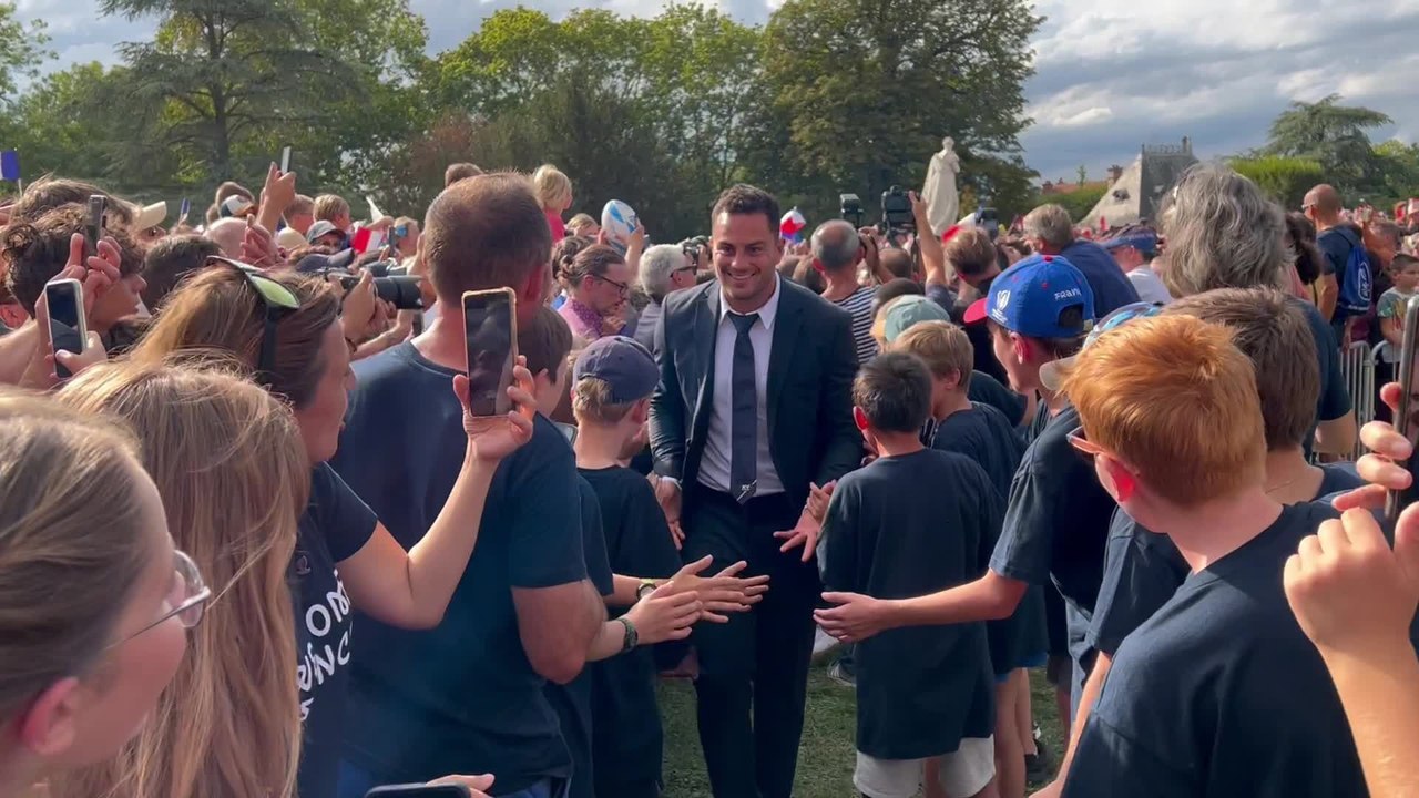 Rugby : bain de foule pour les Bleus à quelques jours de la coupe du monde