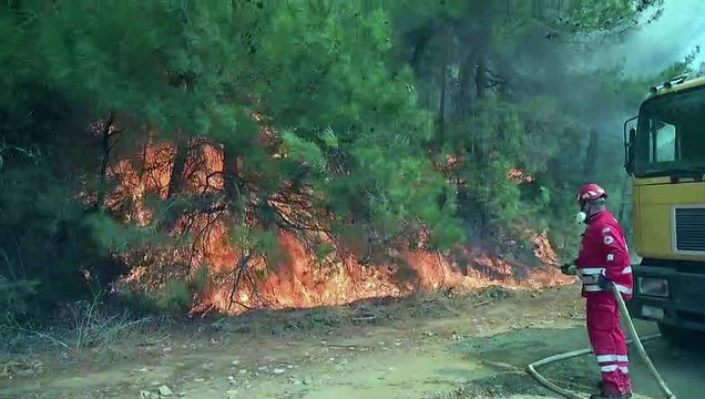 Firefighters continue battling Europe's largest blaze on record