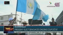 FTS 12:30 02-09: Guatemalan social movements march to demand attorney general's resignation