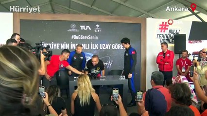 Türk uzay yolcuları TEKNOFEST’te merak edilenleri cevapladı