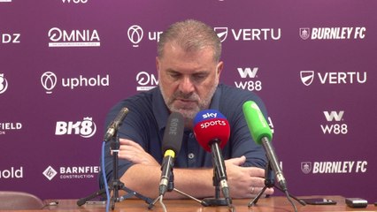 Postecoglou delighted with Tottenham's 5-2 Burnley win