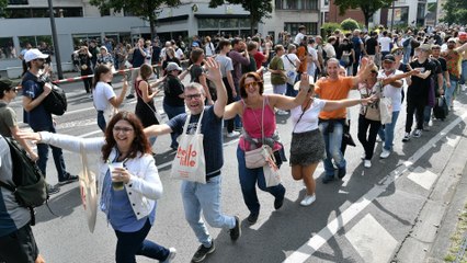 Le record de la plus grande chenille du monde battu lors de la Braderie de Lille