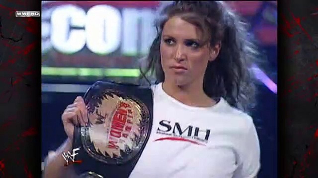 06.12.00 WWE Women's Title Match Stephanie McMahon Hemsley (C) vs Lita