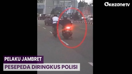 Viral! Pelaku Jambret Pesepeda di Palembang Diringkus Polisi