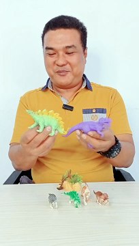 Mainan anak dinosaurus - mainan anak dino - mainan dinosaurus karet #short