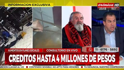 Raúl Castells ratificó haber incentivado los saqueos y calificó a militante de Milei de "nazi"